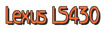 Rendering -Lexus LS430 - using Beagle