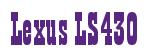 Rendering -Lexus LS430 - using Bill Board