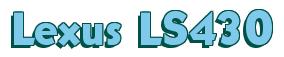 Rendering -Lexus LS430 - using Bully