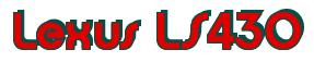 Rendering -Lexus LS430 - using Charlet