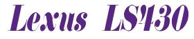 Rendering -Lexus LS430 - using Floral 