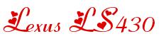 Rendering -Lexus LS430 - using Fiolex Girl