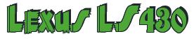 Rendering -Lexus LS430 - using Poster