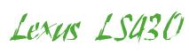Rendering -Lexus LS430 - using Scratch