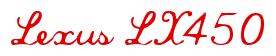 Rendering -Lexus LX450 - using Commercial Script