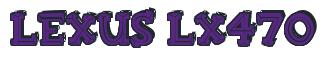 Rendering -Lexus LX470 - using FinkBold