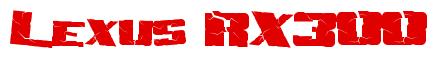 Rendering -Lexus RX300 - using Aftershock