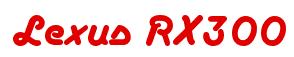 Rendering -Lexus RX300 - using Anaconda