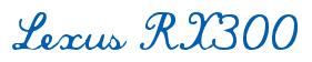 Rendering -Lexus RX300 - using Commercial Script