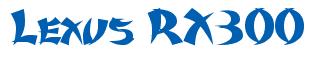 Rendering -Lexus RX300 - using Karate