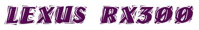 Rendering -Lexus RX300 - using Cut Ragged