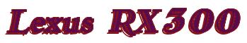 Rendering -Lexus RX300 - using Romana
