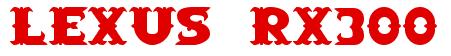Rendering -Lexus RX300 - using Saloon