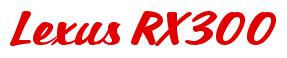 Rendering -Lexus RX300 - using Casual Script