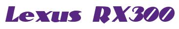 Rendering -Lexus RX300 - using Constantine