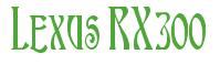Rendering -Lexus RX300 - using Nouveau