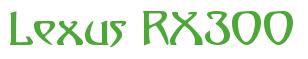 Rendering -Lexus RX300 - using Saga