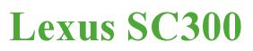 Rendering -Lexus SC300 - using Times New Roman Bold