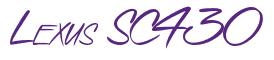 Rendering -Lexus SC430 - using Speed Stroke