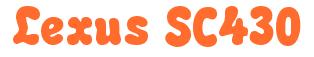 Rendering -Lexus SC430 - using Bubble Soft