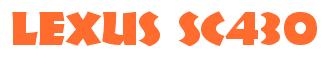 Rendering -Lexus SC430 - using Informal