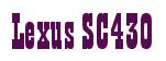 Rendering -Lexus SC430 - using Bill Board