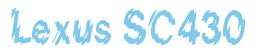 Rendering -Lexus SC430 - using Nervous