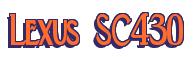 Rendering -Lexus SC430 - using Deco