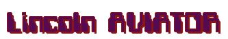 Rendering -Lincoln AVIATOR - using Computer Font