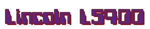 Rendering -Lincoln LS400 - using Computer Font