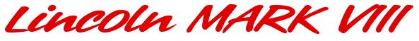 Rendering -Lincoln MARK VIII - using Chicago Style