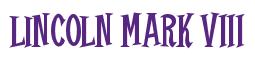 Rendering -Lincoln MARK VIII - using Cooper Latin