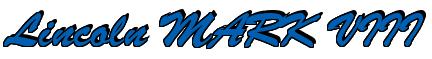Rendering -Lincoln MARK VIII - using Brush Script