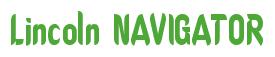 Rendering -Lincoln NAVIGATOR - using Callimarker