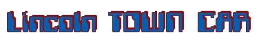 Rendering -Lincoln TOWN CAR - using Computer Font