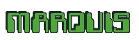 Rendering -MARQUIS - using Computer Font