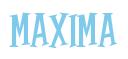 Rendering -MAXIMA - using Cooper Latin
