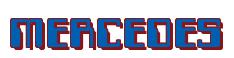 Rendering -MERCEDES - using Computer Font
