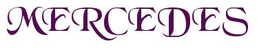 Rendering -MERCEDES - using Black Chancery