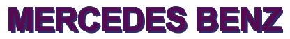 Rendering -MERCEDES BENZ - using Arial Bold