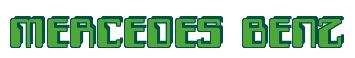Rendering -MERCEDES BENZ - using Computer Font