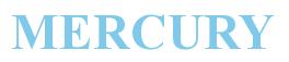 Rendering -MERCURY - using Times New Roman Bold