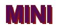 Rendering -MINI - using Arial Bold