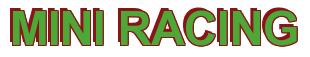Rendering -MINI RACING - using Arial Bold