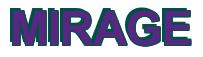 Rendering -MIRAGE - using Arial Bold