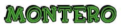 Rendering -MONTERO - using FinkBold