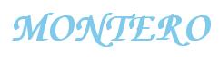 Rendering -MONTERO - using Zapf Chancery