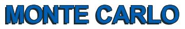 Rendering -MONTE CARLO - using Arial Bold