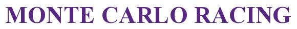 Rendering -MONTE CARLO RACING - using Times New Roman Bold