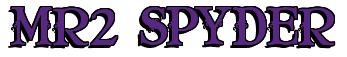 Rendering -MR2 SPYDER - using Matilda